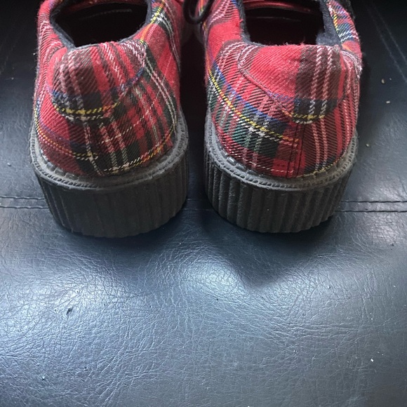 TUK  Red Tartan Anarchic Creeper - Picture 6 of 7